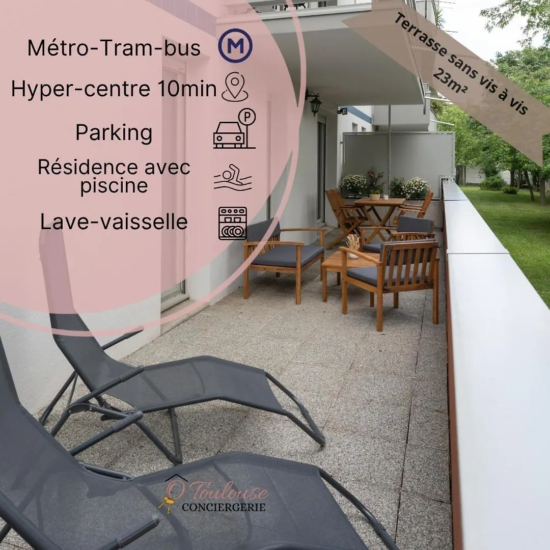 Horizon Paisible - Piscine Et Parking ! Apartment Toulouse